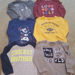 2T long sleeved shirts